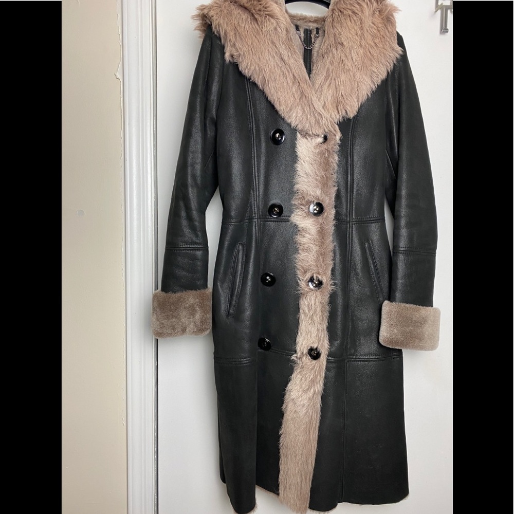 Shearling coat